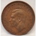 AUSTRALIA 1944 . ONE 1 PENNY . ERROR / VARIETY . DIE CRACKS / MARKS . DOUBLE STRIKE